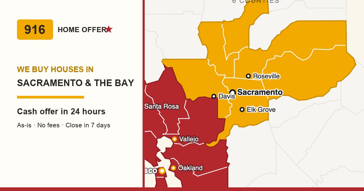 Sell your Sacramento house fast — Relocating for work — 916 Home Offer